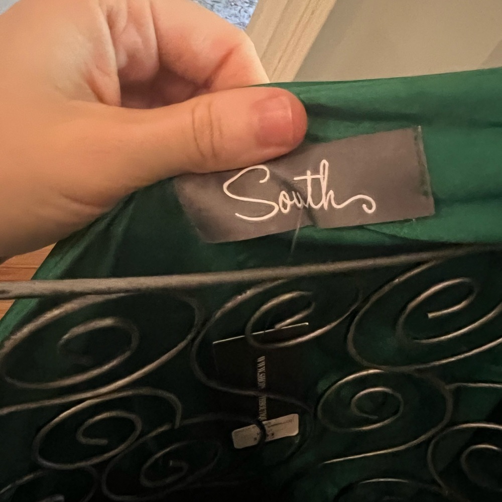 Emerald Green One Shoulder Silk Dress | Green Dress | Wedding Guest Dress - Picture 10 of 10
